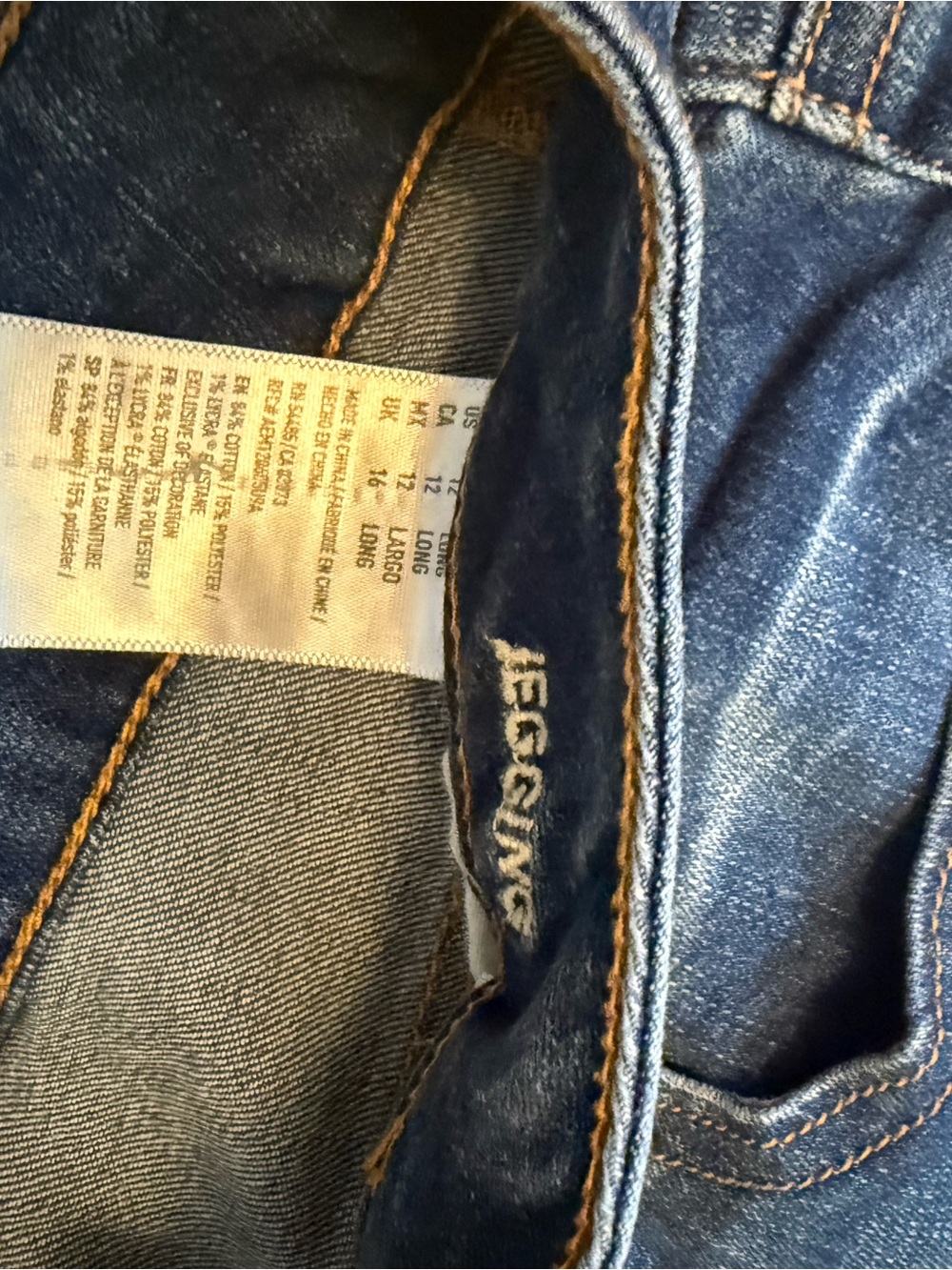 American Eagle Outfitters Women's Blue jeggings Jeans - Picture 5 of 10